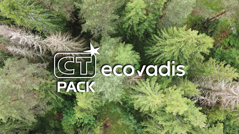 CT Pack received the ‘committed to the cause’ award for Sustainability from EcoVadis!